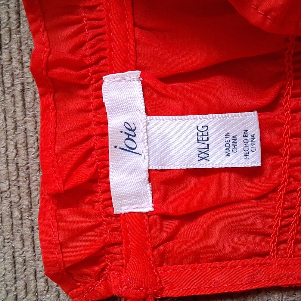 Joie Bold Red Top - Picture 3 of 6